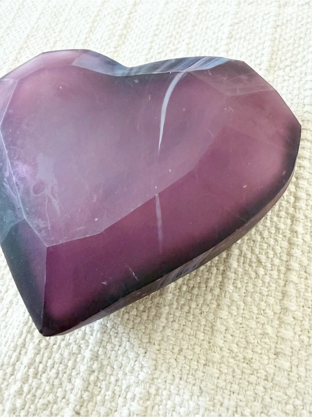 Kendra Scott Bud Vase Handblown Glass in Deep Purple Plum